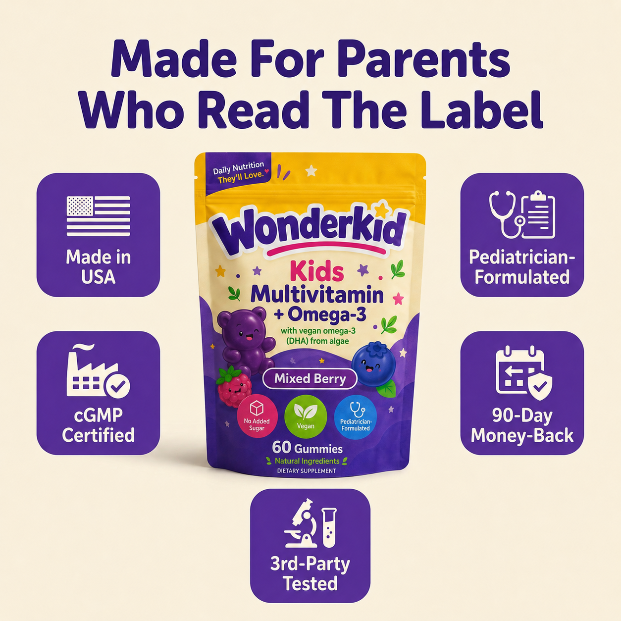 Kids Multivitamin + Omega-3